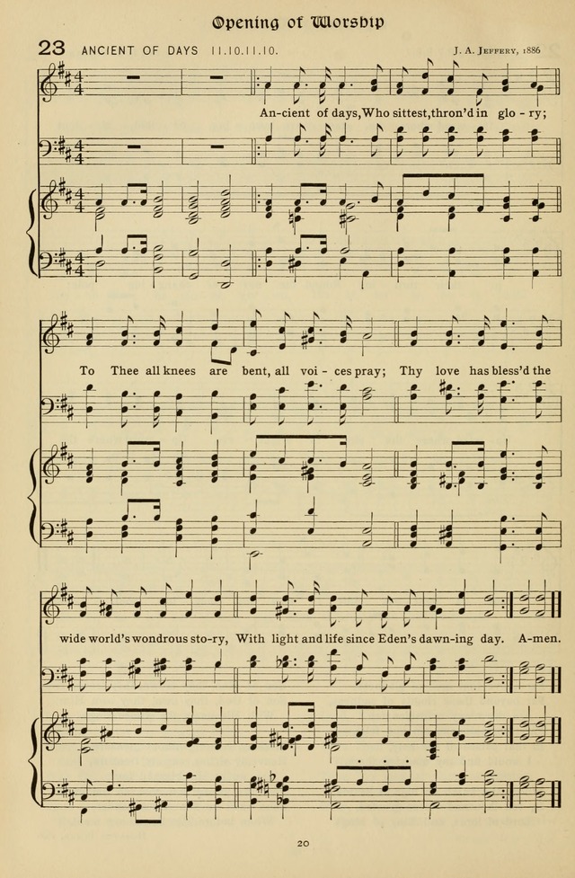 The Hymnal of Praise page 21