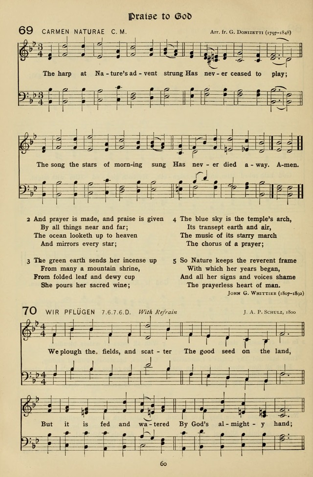The Hymnal of Praise page 61