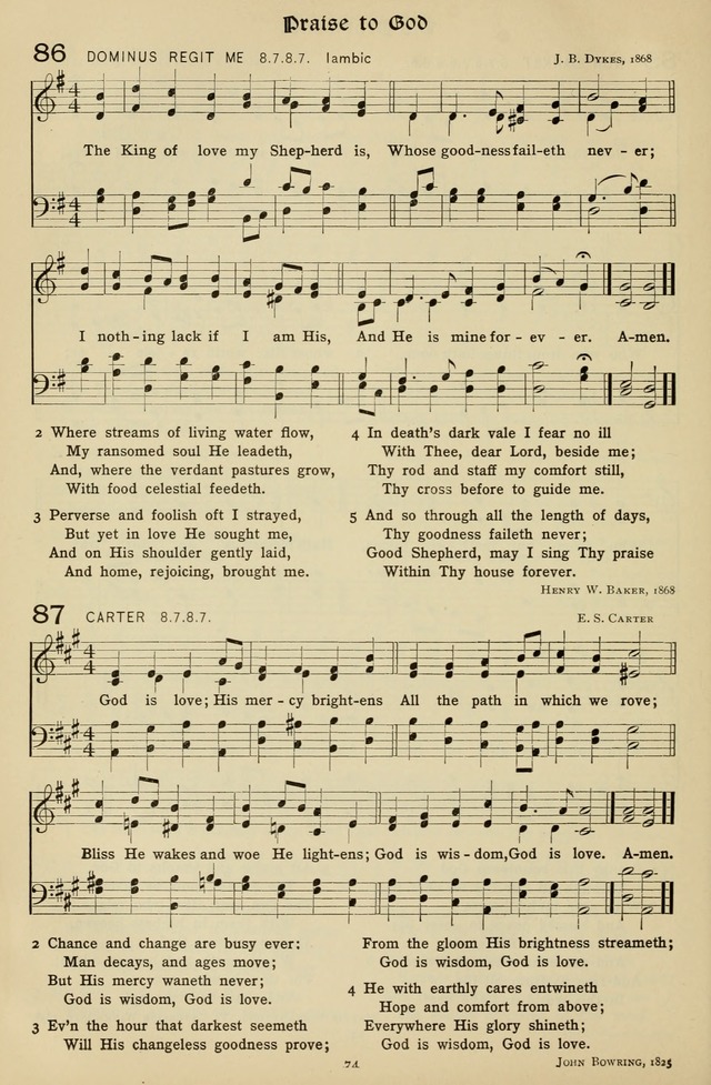 The Hymnal of Praise page 75