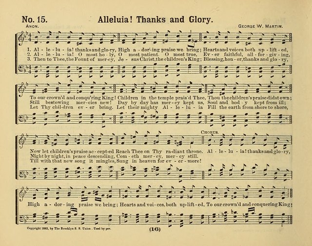 Hymns of Praise with Tunes: selected for use in Sunday school, prayer meeting, and home circle page 16
