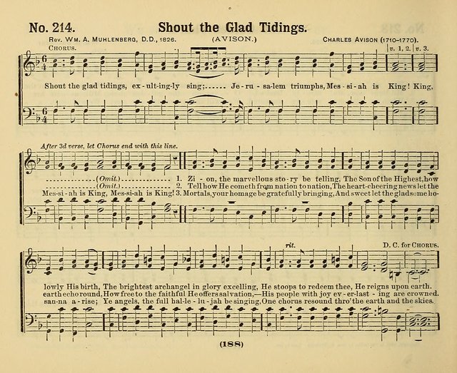 Hymns of Praise with Tunes: selected for use in Sunday school, prayer meeting, and home circle page 188