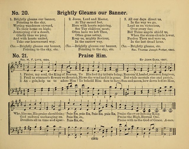 Hymns of Praise with Tunes: selected for use in Sunday school, prayer meeting, and home circle page 21