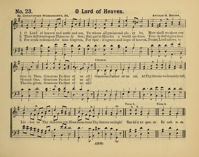 Hymns of Praise with Tunes: selected for use in Sunday school, prayer meeting, and home circle page 23