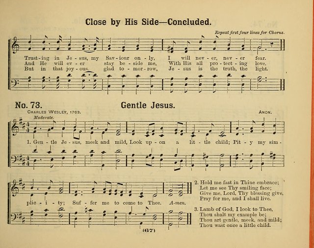 Hymns of Praise with Tunes: selected for use in Sunday school, prayer meeting, and home circle page 67