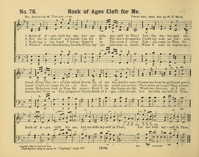 Hymns of Praise with Tunes: selected for use in Sunday school, prayer meeting, and home circle page 70
