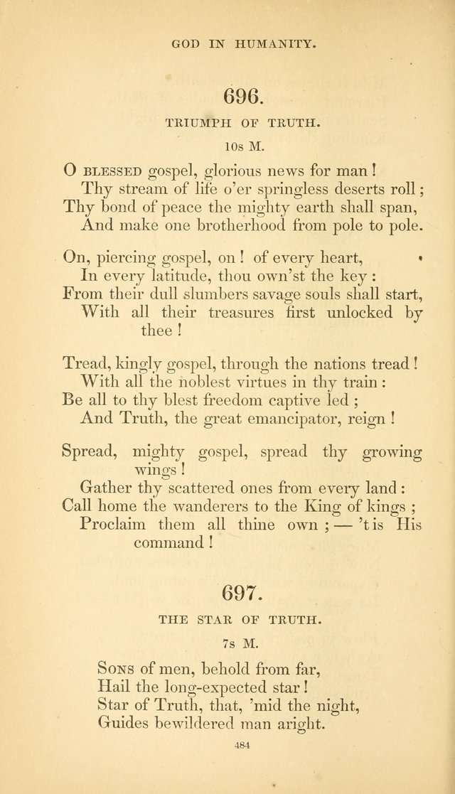 Hymns of the Spirit page 492