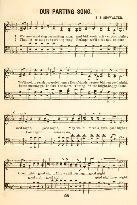 Hours of Singing: a collection of new music for juvenile classes, public schools, seminaries and the home circle page 25