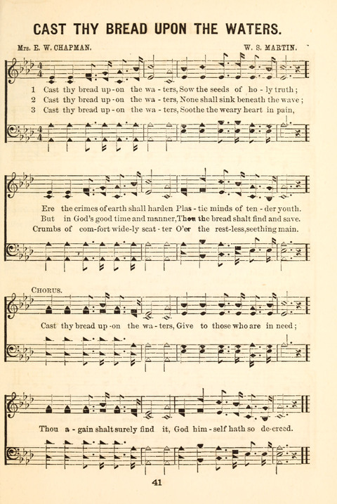 Hours of Singing: a collection of new music for juvenile classes, public schools, seminaries and the home circle page 41
