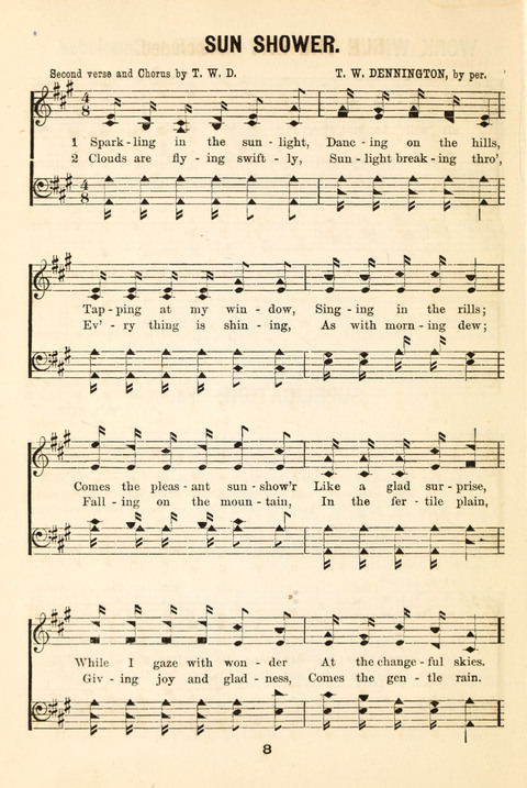 Hours of Singing: a collection of new music for juvenile classes, public schools, seminaries and the home circle page 8