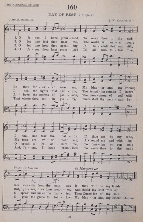 Hymns of the United Church page 142