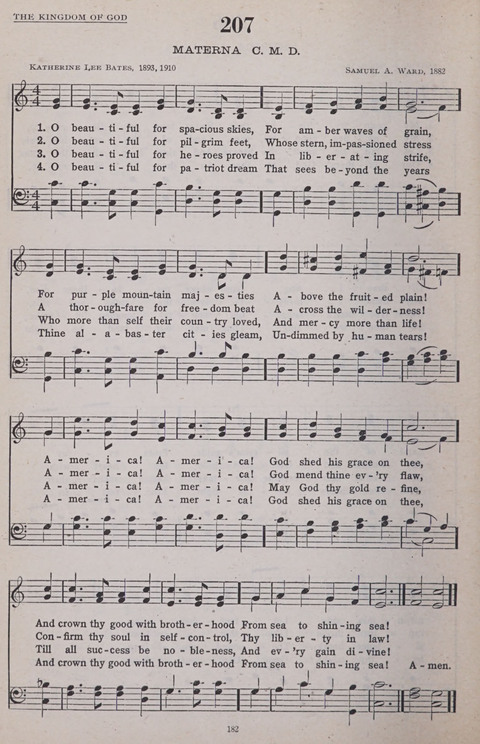 Hymns of the United Church page 182