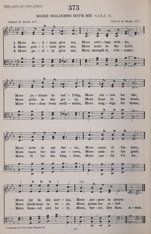 Hymns of the United Church page 326