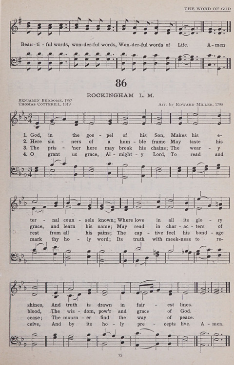 Hymns of the United Church page 75