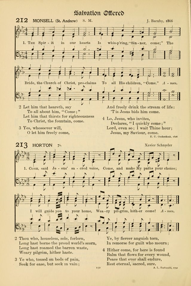 Hymns of Worship and Service page 152