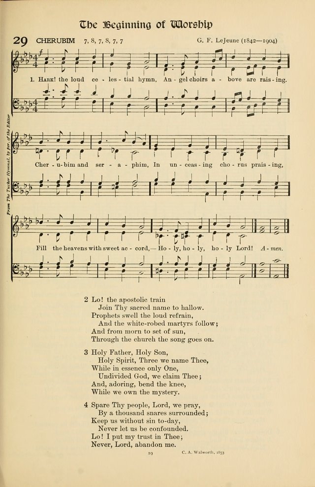 Hymns of Worship and Service page 19