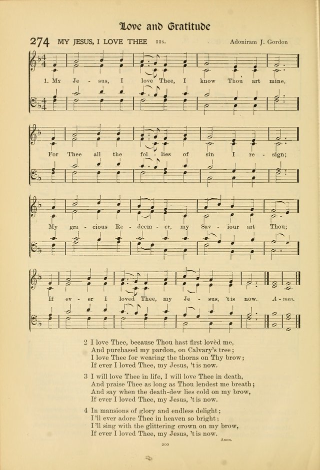 Hymns of Worship and Service page 200