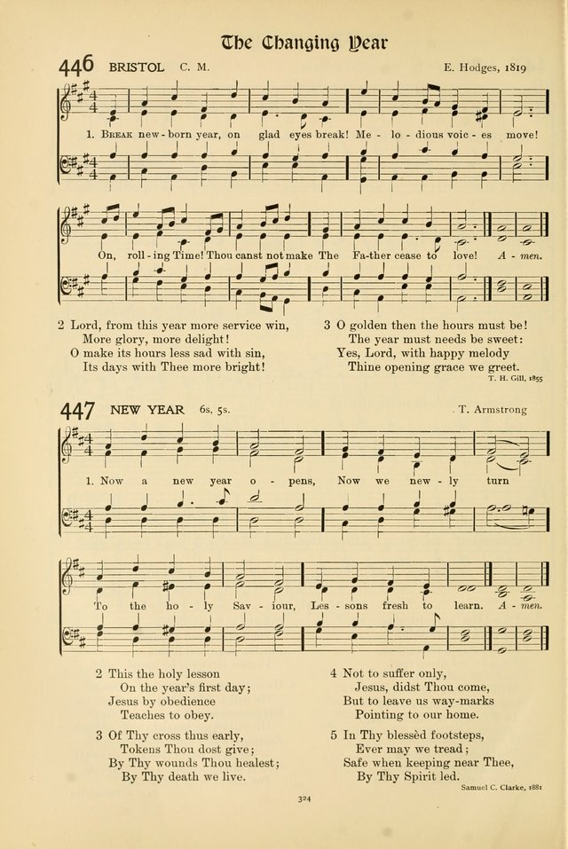 Hymns of Worship and Service page 324
