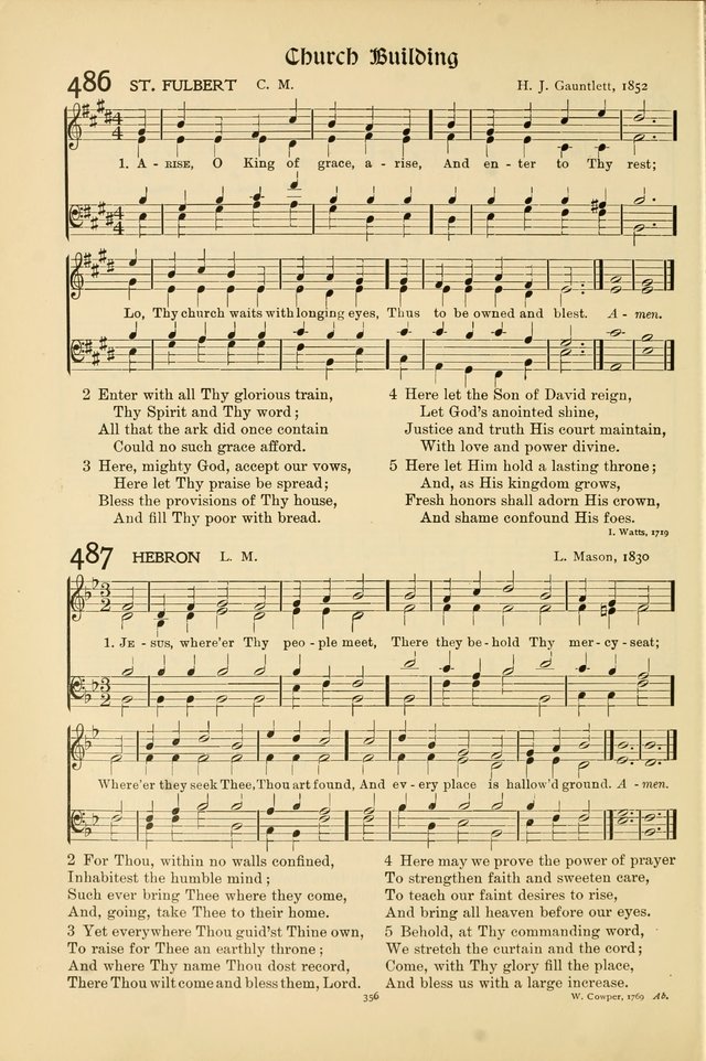 Hymns of Worship and Service page 356