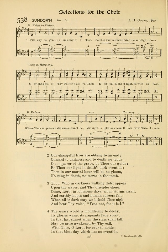 Hymns of Worship and Service page 396
