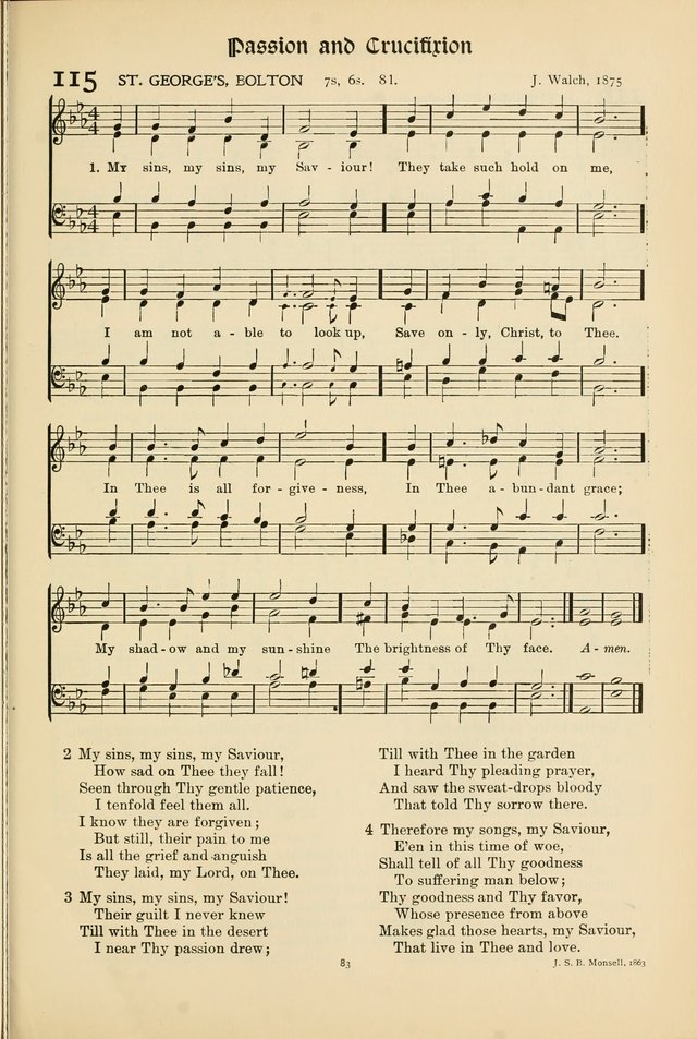 Hymns of Worship and Service page 83