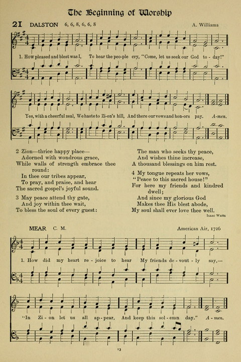 Hymns of Worship and Service: (12th ed.) page 13