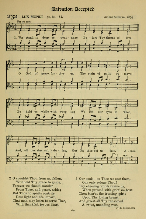 Hymns of Worship and Service: (12th ed.) page 169