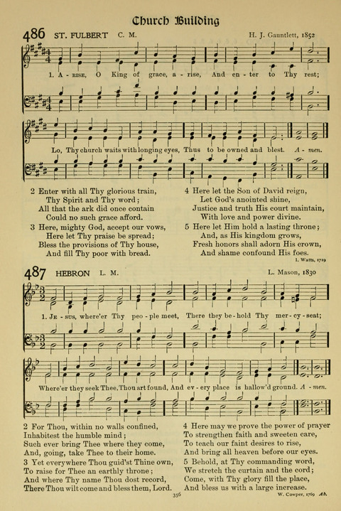 Hymns of Worship and Service: (12th ed.) page 356