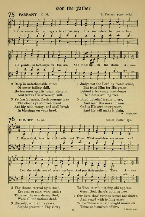 Hymns of Worship and Service: (12th ed.) page 54