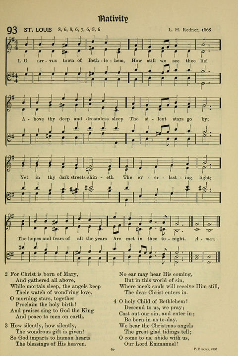 Hymns of Worship and Service: (12th ed.) page 67