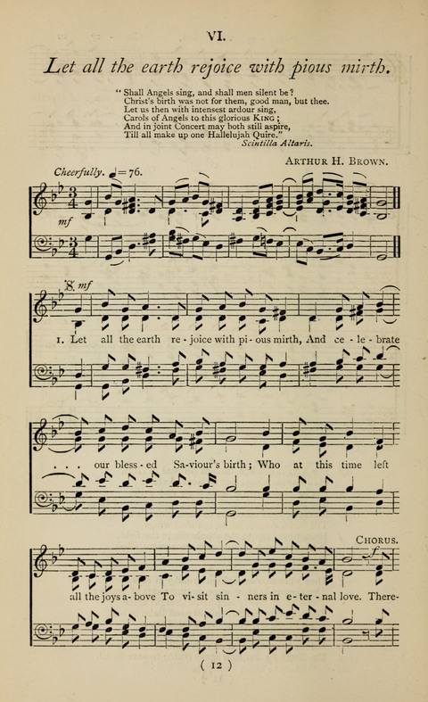 In Excelsis Gloria: Carols from Christmastide page 12