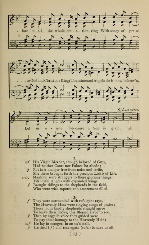 In Excelsis Gloria: Carols from Christmastide page 13