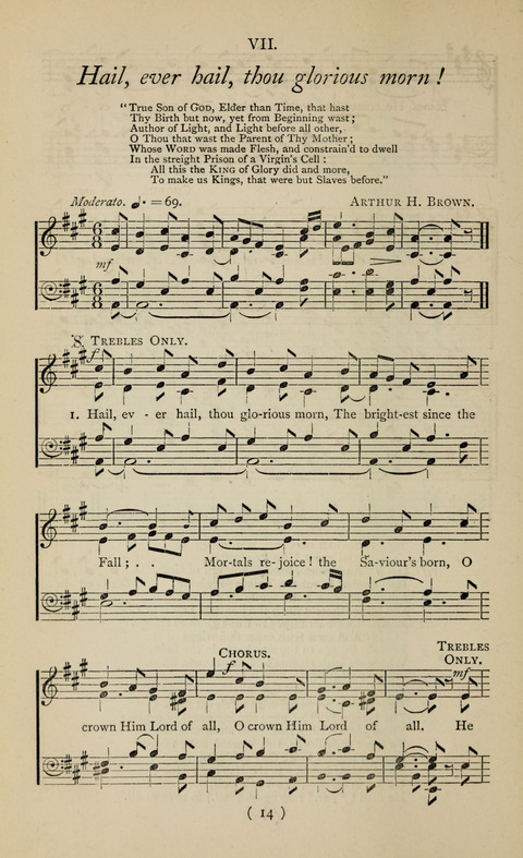 In Excelsis Gloria: Carols from Christmastide page 14