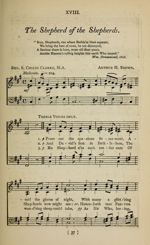 In Excelsis Gloria: Carols from Christmastide page 37