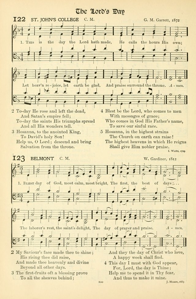 In Excelsis: hymns with tunes for Christian worship page 102