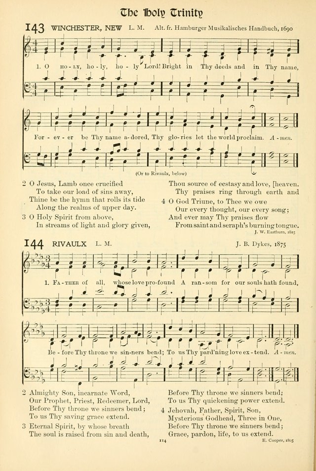 In Excelsis: hymns with tunes for Christian worship page 116