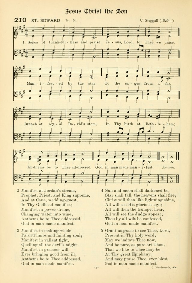 In Excelsis: hymns with tunes for Christian worship page 174