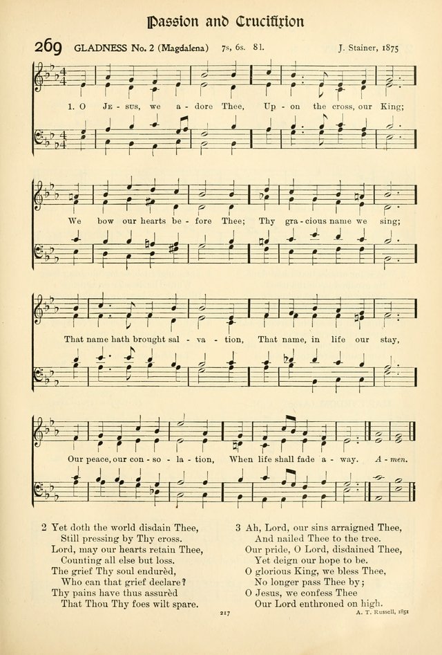 In Excelsis: hymns with tunes for Christian worship page 219