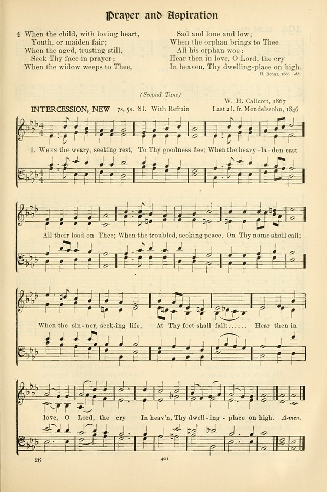 In Excelsis: hymns with tunes for Christian worship page 407