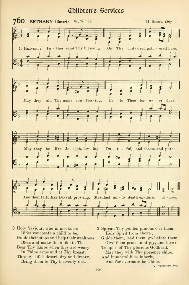 In Excelsis: hymns with tunes for Christian worship page 607