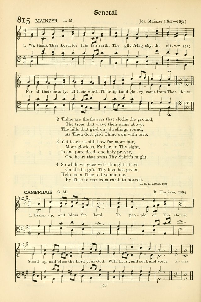 In Excelsis: hymns with tunes for Christian worship page 668
