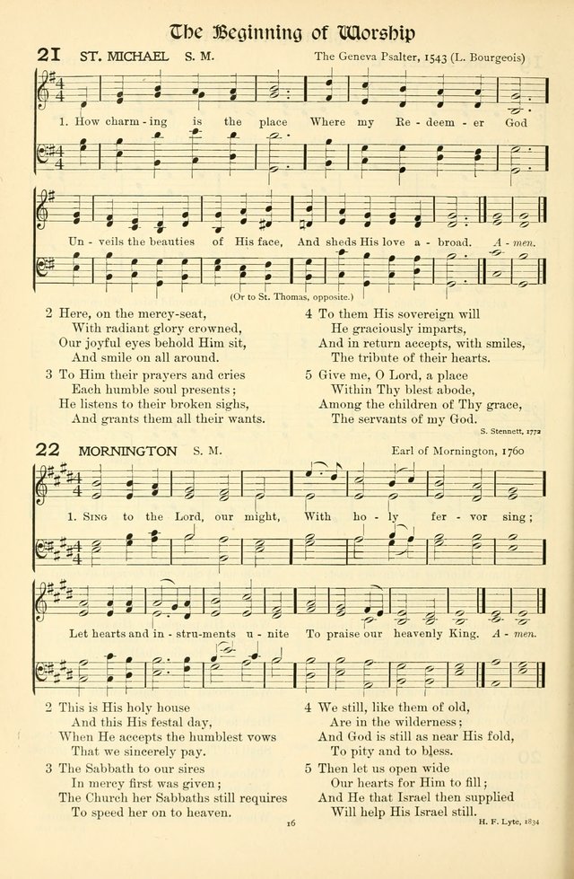 In Excelsis: Hymns with Tunes for Christian Worship. 7th ed. page 16