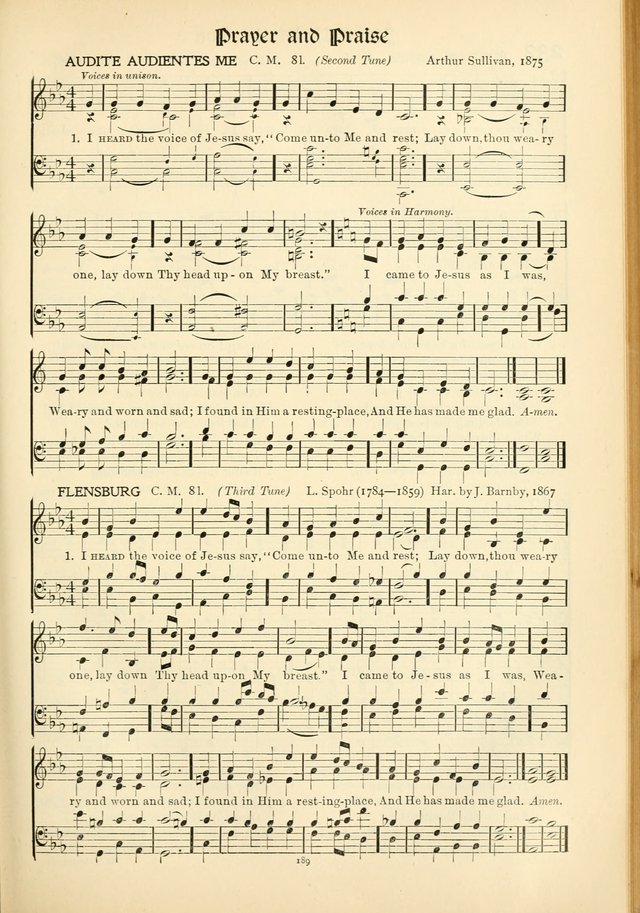In Excelsis: Hymns with Tunes for Christian Worship. 7th ed. page 191