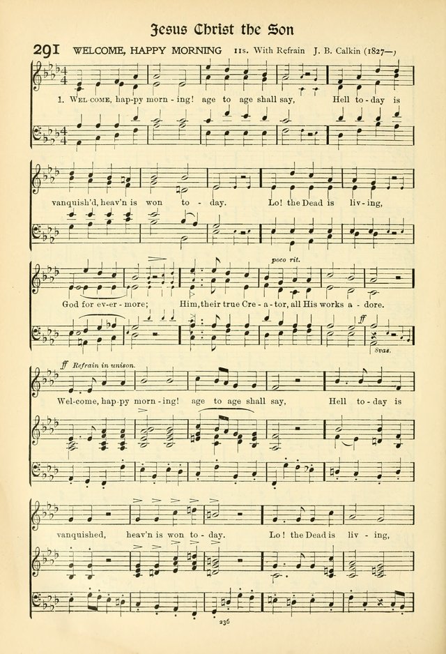 In Excelsis: Hymns with Tunes for Christian Worship. 7th ed. page 240