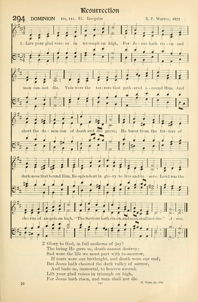 In Excelsis: Hymns with Tunes for Christian Worship. 7th ed. page 245