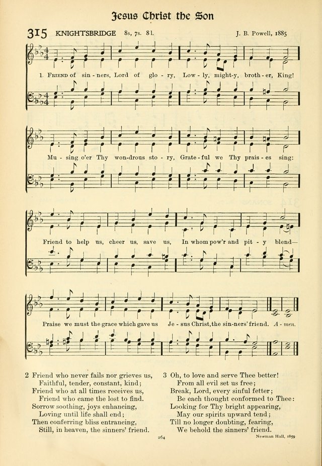 In Excelsis: Hymns with Tunes for Christian Worship. 7th ed. page 268