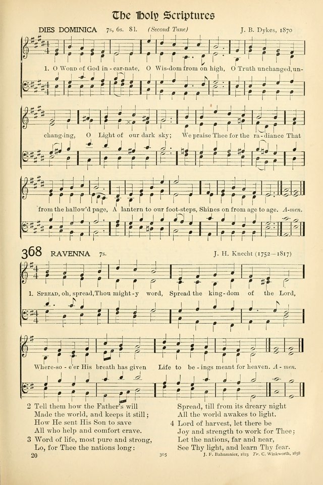 In Excelsis: Hymns with Tunes for Christian Worship. 7th ed. page 309