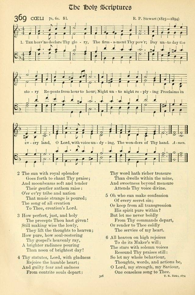 In Excelsis: Hymns with Tunes for Christian Worship. 7th ed. page 310