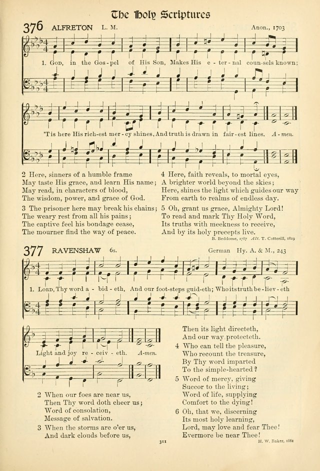 In Excelsis: Hymns with Tunes for Christian Worship. 7th ed. page 315