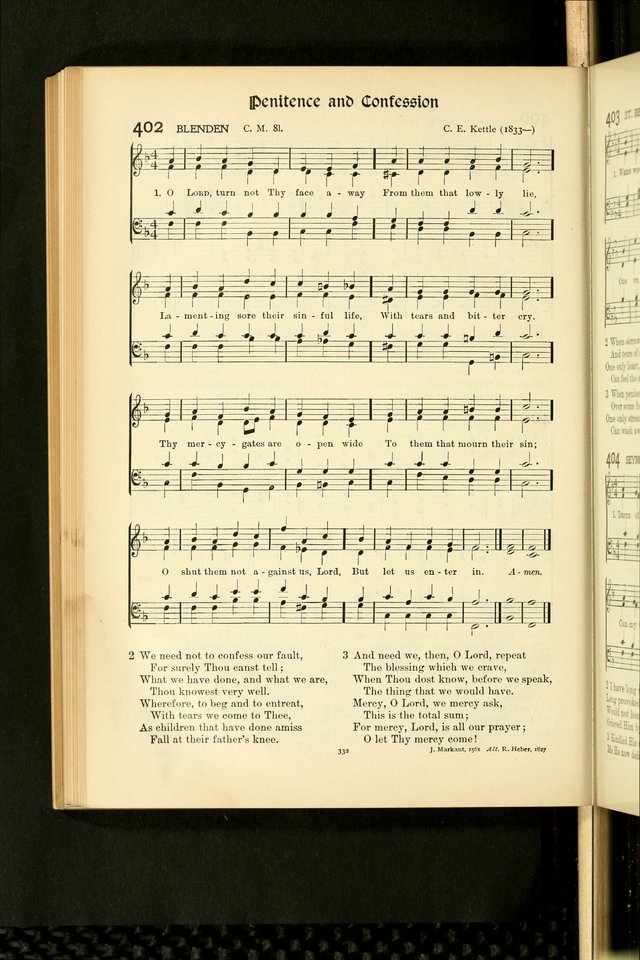 In Excelsis: Hymns with Tunes for Christian Worship. 7th ed. page 336