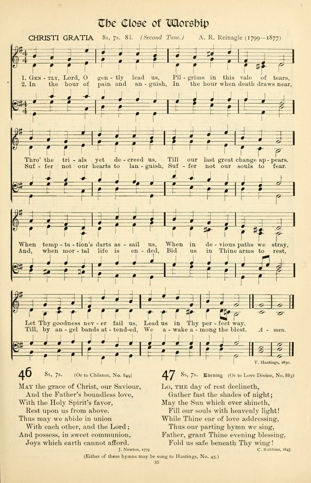 In Excelsis: Hymns with Tunes for Christian Worship. 7th ed. page 35